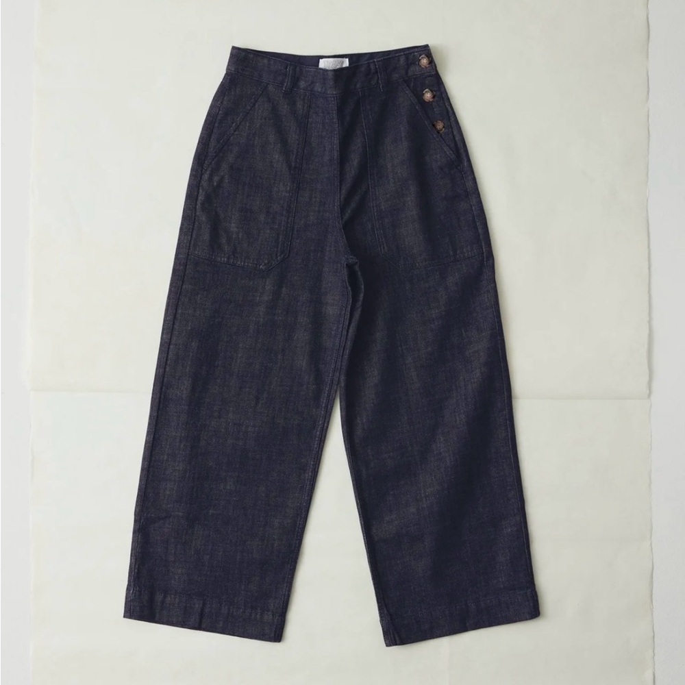 Toast Annie organic side button jeans